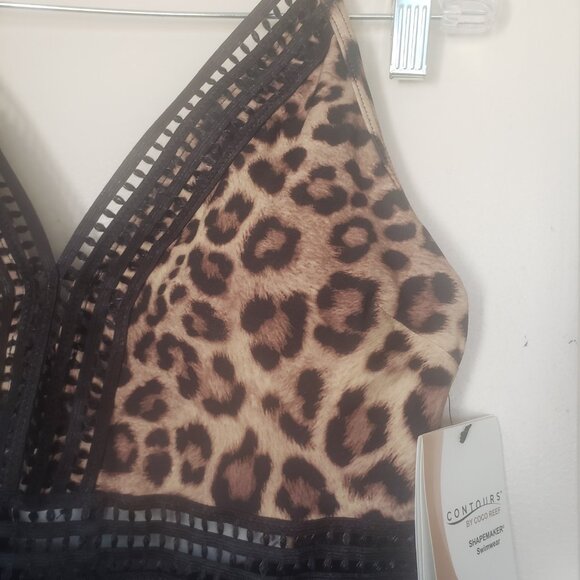 Leopard Contours by Coco Reef Size 14 Bra 38  C and D - Picture 4 of 5